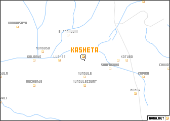 map of Kasheta