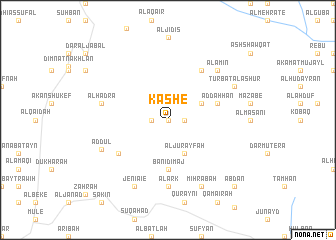 map of Kashe