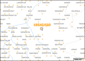 map of Kashgī Sar
