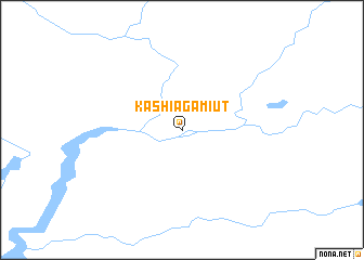 map of Kashiagamiut