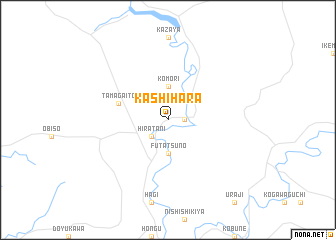 map of Kashihara