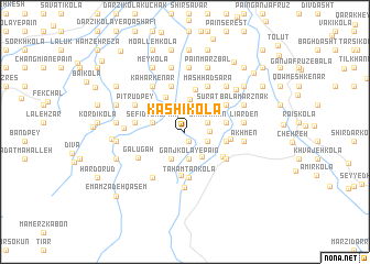 map of Kāshī Kolā