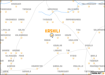 map of Kashili