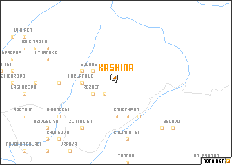 map of Kashina