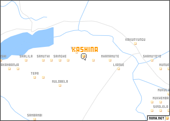 map of Kashina