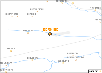 map of Kashina