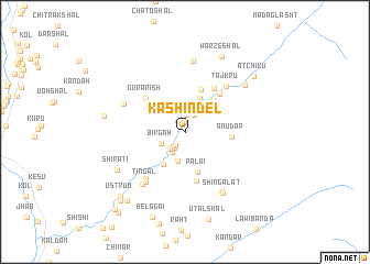 map of Kashindel