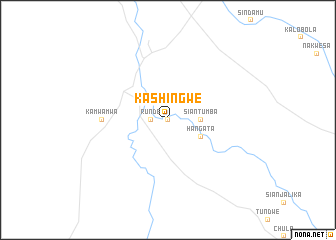 map of Kashingwe