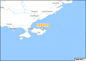 map of Kashino