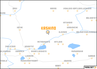 map of Kashino