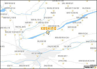 map of Kashino