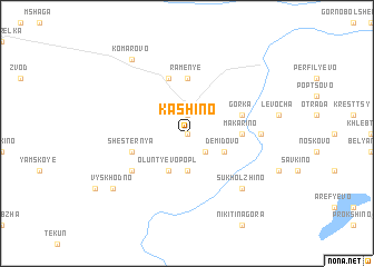 map of Kashino