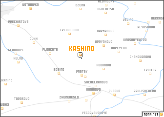 map of Kashino