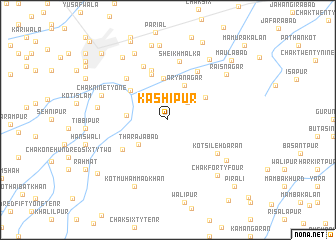 map of Kāshipur