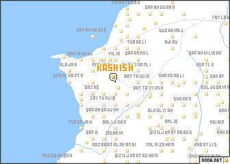 map of Kashīsh