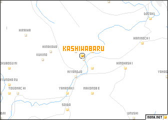 map of Kashiwabaru