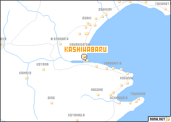 map of Kashiwabaru