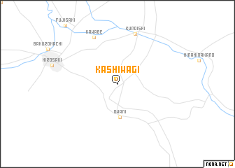 map of Kashiwagi