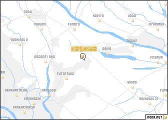 map of Kashiwa