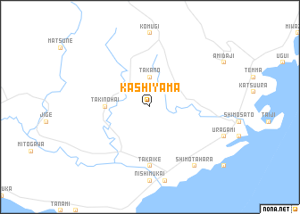 map of Kashiyama