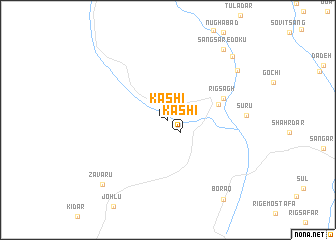 map of Kāshī