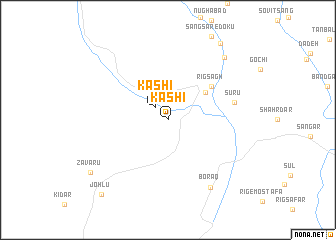 map of Kāshī