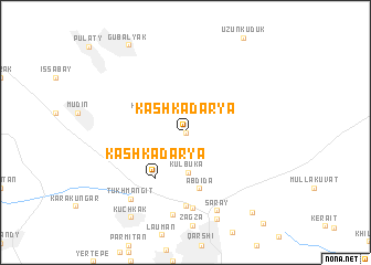 map of Kashkadarʼya