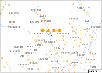 map of Kashkārai