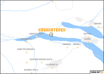 map of Kashka-Terek
