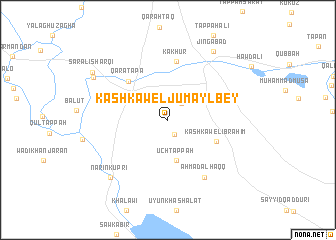 map of Kashkawēl Jumayl Bey
