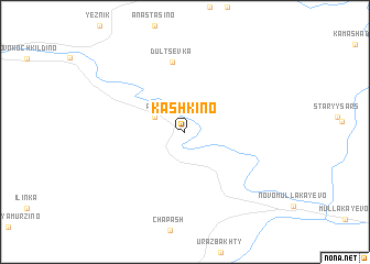 map of Kashkino