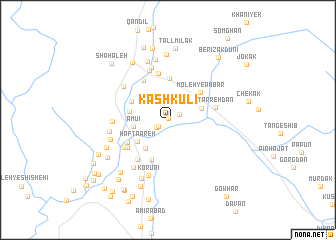 map of Kashkūlī