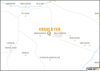 map of Kashleyka