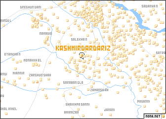 map of Kashmīr Dardarīz