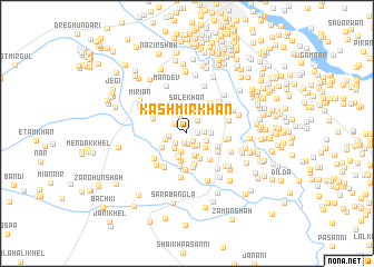 map of Kashmīr Khān