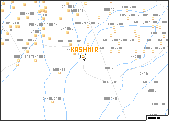 map of Kashmīr