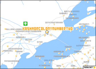 map of Kashmor Colony Number Two