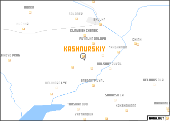 map of Kashnurskiy