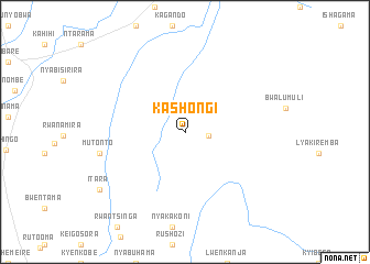 map of Kashongi