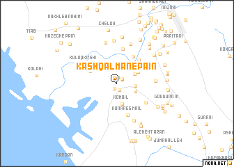 map of Kash Qalmān-e Pā\