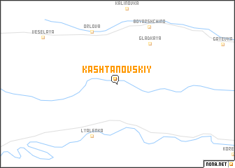 map of Kashtanovskiy