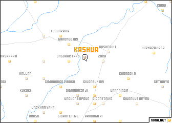 map of Kashua