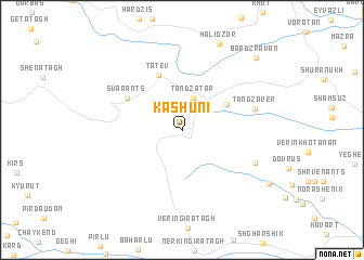 map of Kʼashuni