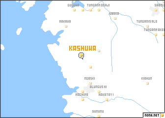 map of Kashuwa