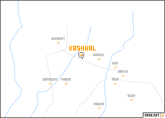 map of Kashwal