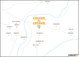 map of Kashwal