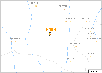 map of Kash