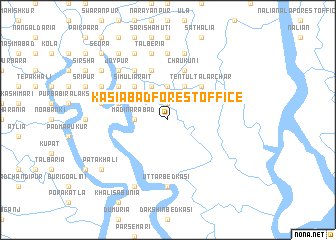 map of Kāsiābād Forest Office