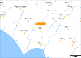 map of Kasian