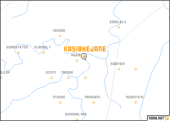 map of Ka-Sibhejane